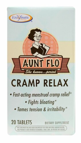 Enzymatic Therapy  Aunt Flo™ Cramp Relax Perspective: front