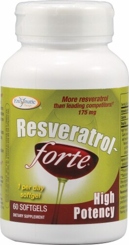 Enzymatic Therapy  Resveratrol-Forte® Perspective: front