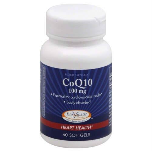Enzymatic CoQ10 100 mg Heart Health Perspective: front