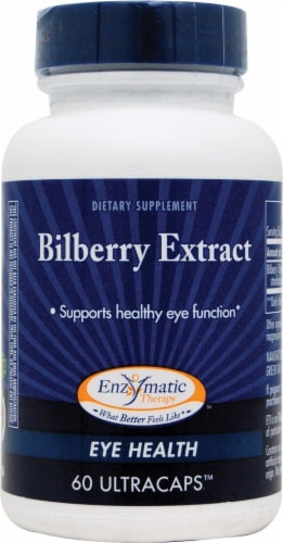 Enzymatic Therapy  Bilberry Extract Perspective: front