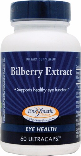 Enzymatic Therapy  Bilberry Extract Perspective: front