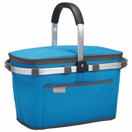Collapsible insulated picnic sales basket