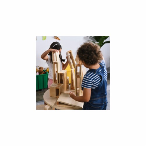 ECR4Kids ELR-0340 Junior Hollow Blocks Set - 16 Piece Perspective: front