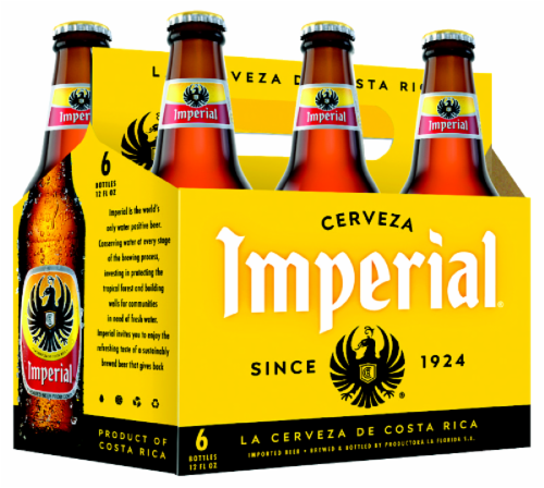 Imperial Cerveza Beer Perspective: front