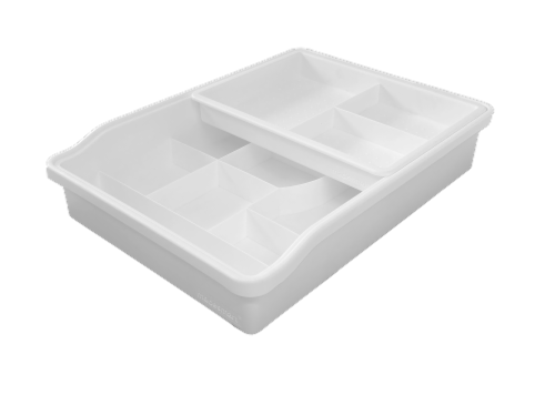 Madesmart Junk Drawer Organizer - White Perspective: front