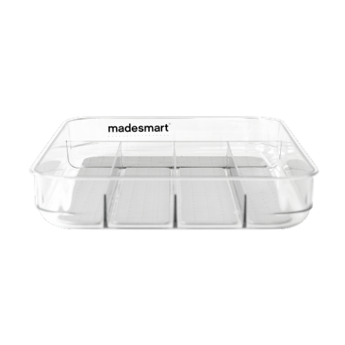 Madesmart® Mini Silverware Tray - Clear Perspective: front
