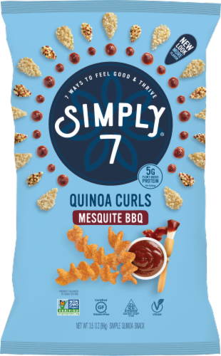 Simply7 Mesquite BBQ Quinoa Curls Perspective: front