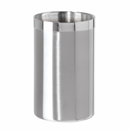 Oggi Stainless Steel Wine Cooler Perspective: front