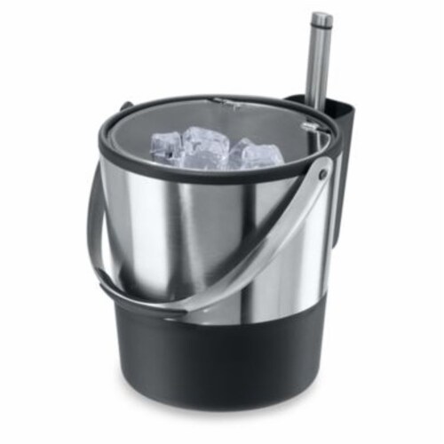 Oggi™ Ice Bucket with Flip Top Lid Perspective: front