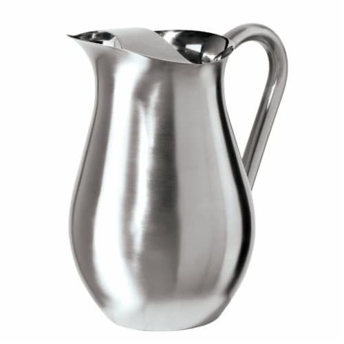 Oggi Stainless Steel Pitcher with Ice Guard Perspective: front