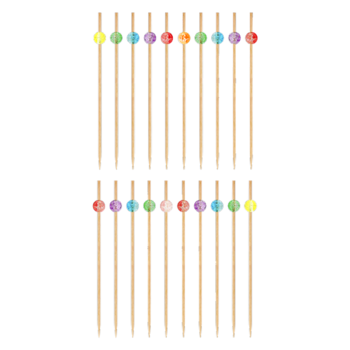 OGGI Wooden Cocktail Picks Perspective: front