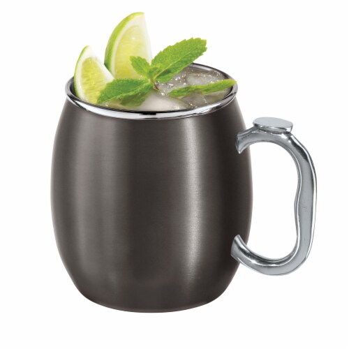 Oggi Moscow Mule Mugs - Slate Gray Perspective: front