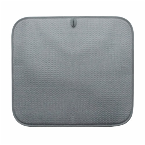 OGGI Microfiber Drying Mat - Gray Perspective: front