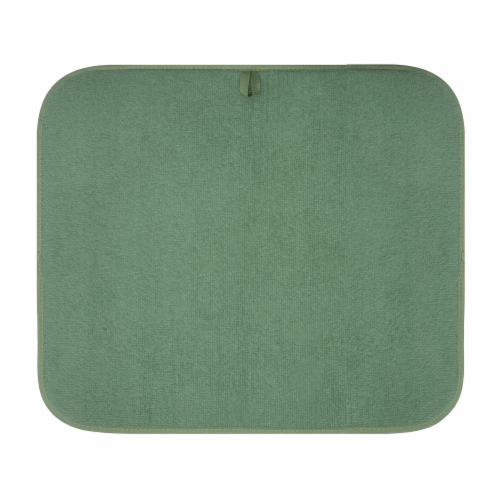 Microfiber Drying Mat - Sage Perspective: front