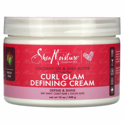 SheaMoisture Raw Shea Butter Curl Memory Cream Custard Perspective: front