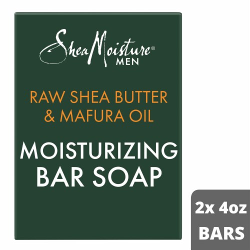Shea Moisture® Men Moisturizing Bar Soap Cleanser Perspective: front