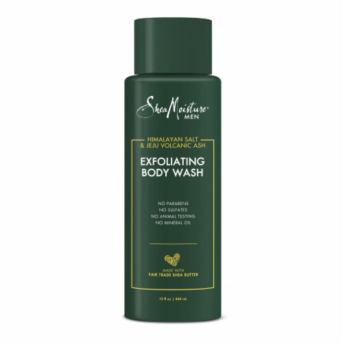 SheaMoisture Men Himalayan Salt & Volcanic Ash Body Wash Perspective: front