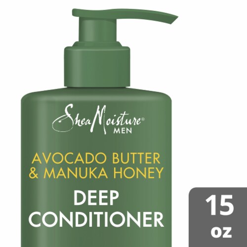 SheaMoisture Avocado Butter and Manuka Honey Deep Hair Conditioner Perspective: front