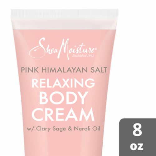 Shea Moisture® Pink Himalayan Salt Relaxing Body Cream Perspective: front