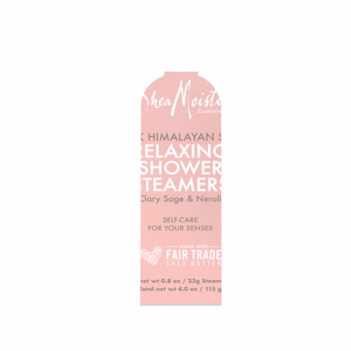 SheaMoisture Relaxing Shower Steamers Pink Himalayan Salt Perspective: front