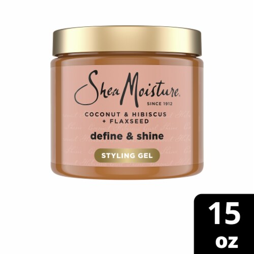 SheaMoisture Coconut & Hibiscus Define & Shine Styling Gel + Flaxseed Perspective: front