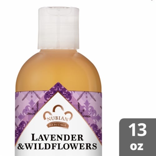 Nubian Heritage Lavender & Wildflowers Body Wash Perspective: front