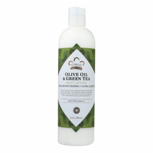 Nubian Heritage Olive Oil & Green Tea Body Lotion Perspective: front