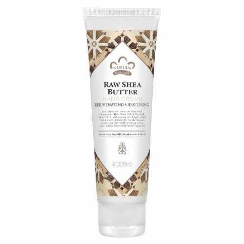 Nubian Heritage Raw Shea Butter Hand Cream Perspective: front