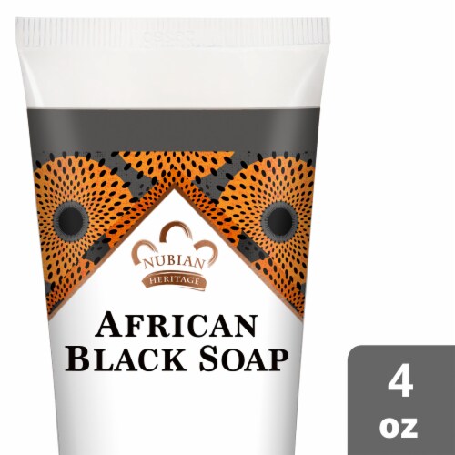 Nubian Heritage African Black Soap with Shea Butter Hand Cream Perspective: front