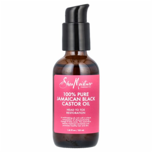 Shea Moisture® Paraben-Free 100% Pure Jamaican Black Castor Oil for Dry Hair & Skin Perspective: front