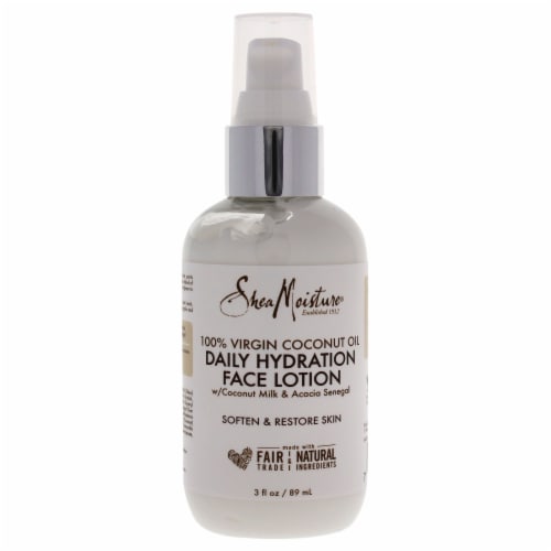 Shea Moisture 100% Virgin Coconut Oil Daily Hydratrion Face Lotion Perspective: front
