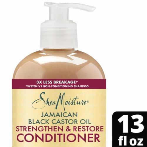 SheaMoisture 100% Pure Jamaican Black Castor Oil Conditioner Perspective: front