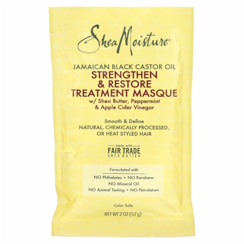 SheaMoisture Jamaican Black Castor Oil Treatment Masque Strengthen & Restore Perspective: front