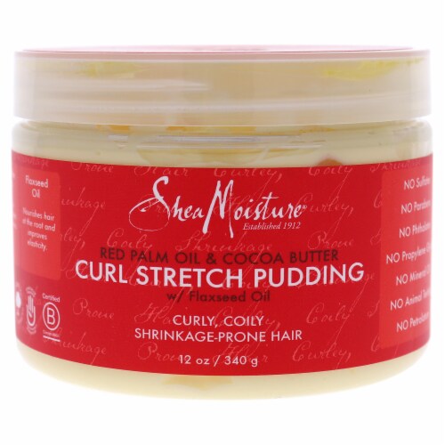 Shea Moisture® Red Palm Oil & Cocoa Butter with Shea Butter Curl Stretch Pudding for Curly Hair Perspective: front