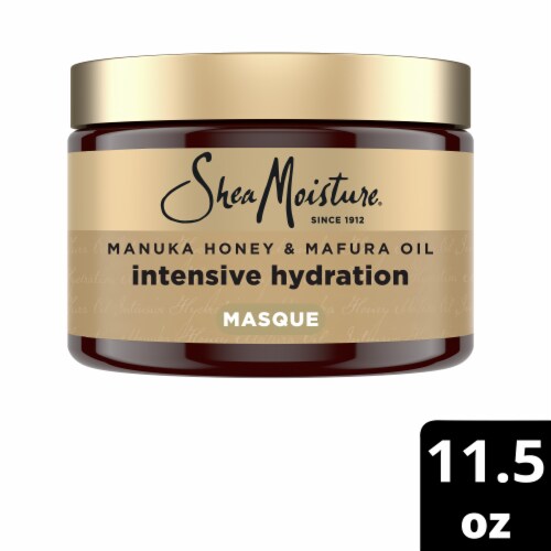 SheaMoisture Manuka Honey & Mafura Oil Intensive Hydration Hair Masque Perspective: front