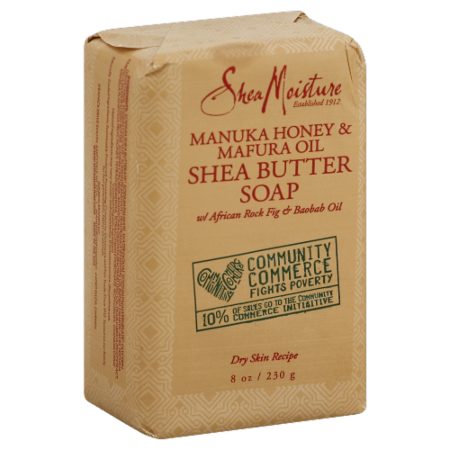 Shea Moisture® Manuka Honey & Mafura Oil with Shea Butter Bar Soap for Dry Skin Perspective: front