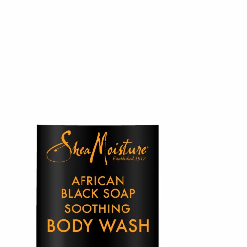 Shea Moisture® Paraben-Free African Black Soap Soothing Acne Body Wash Perspective: front