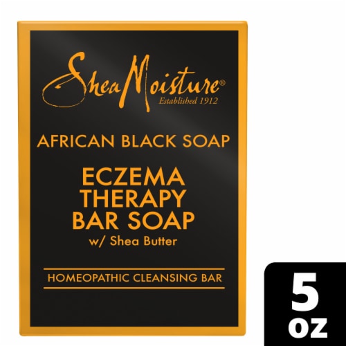 SheaMoisture African Black Soap Bar Soap Perspective: front