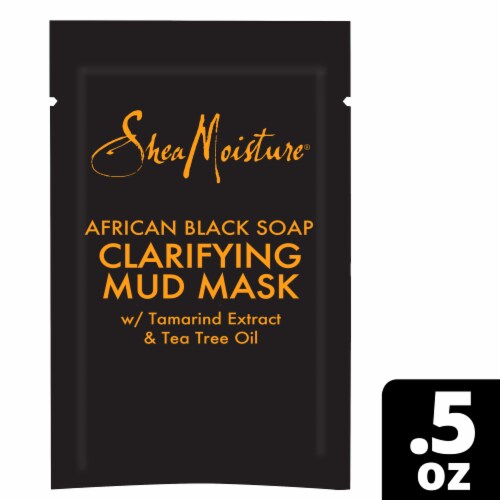 Shea Moisture African Black Soap Clarifying Mud Mask Perspective: front