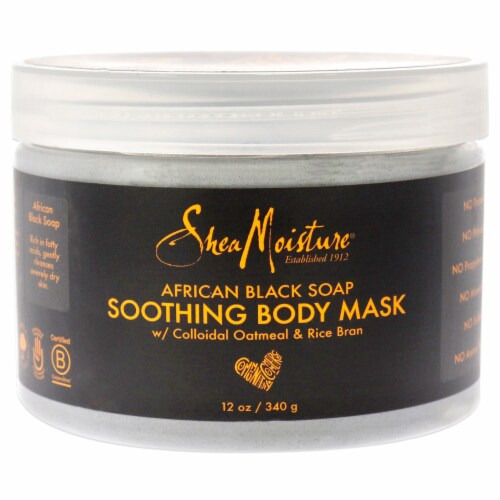 SheaMoisture® African Black Soap Body Mask Perspective: front