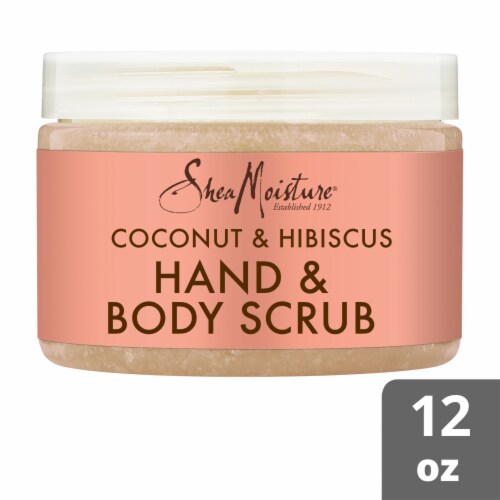 SheaMoisture Illuminating Coconut and Hibiscus Body Scrub Perspective: front