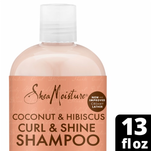SheaMoisture Coconut and Hibiscus Shampoo Curl and Shine Perspective: front