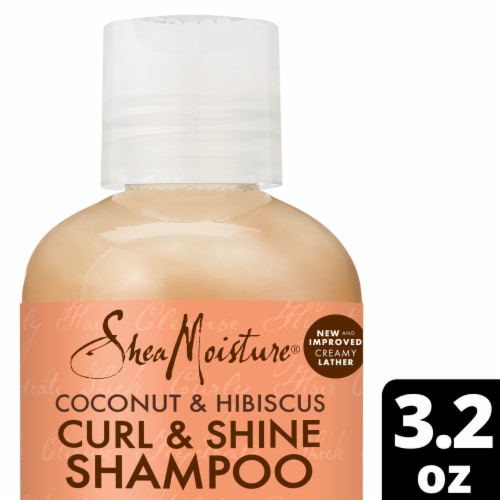 SheaMoisture Coconut and Hibiscus Curl Shine Shampoo, 3.2 fl oz Pick 'n Save