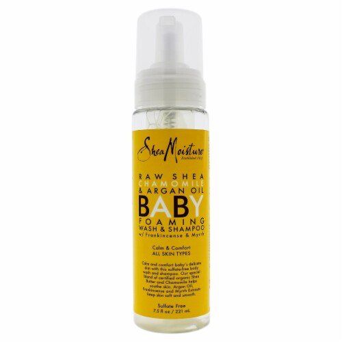 SheaMoisture  Raw Shea Chamonile & Argan Oil Baby Foaming Wash & Shampoo Perspective: front