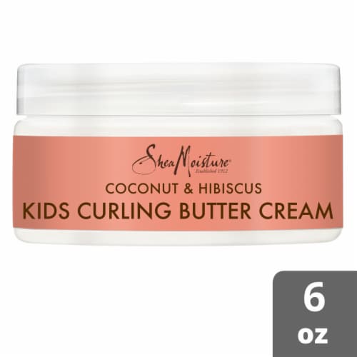 SheaMoisture Coconut & Hibiscus Kids Curling Styling Cream Perspective: front