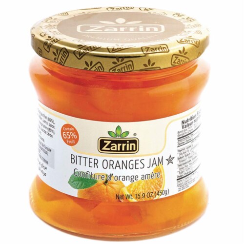 Zarrin - Bitter Oranges Jam, 15.9 Oz (450g) Perspective: front