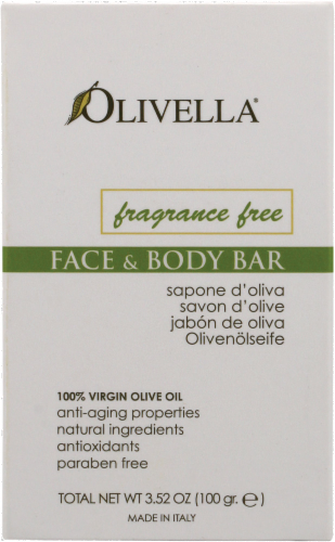 Olivella Unscented Olive Oil Bar Perspective: front