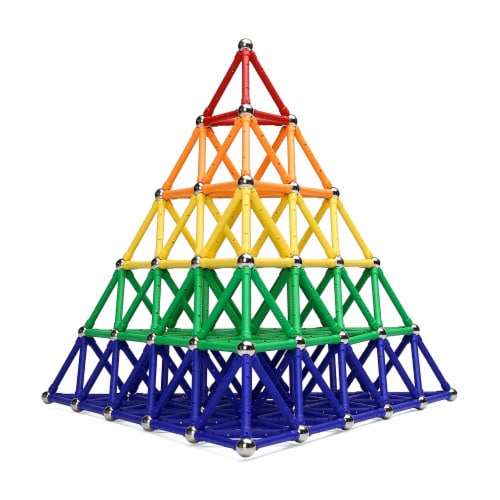 WITKA Magnetic Building Sticks for Spatial Brain Training for Kids, 200 Pieces Perspective: front
