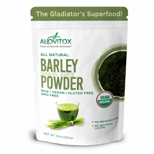 Certified Organic Barley Grass Juice Powder 8 Oz Antioxidant and Immune Boosting Non GMO Each Fry s Food Stores