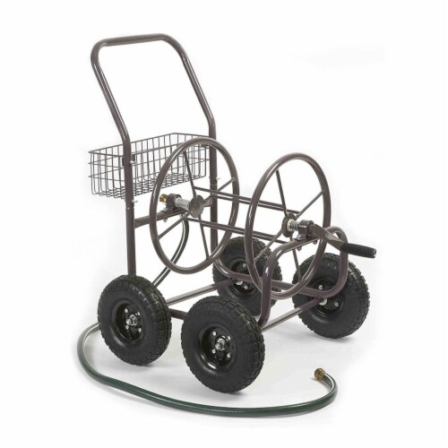 Liberty Garden Four Wheel Push Hose Cart Perspective: front